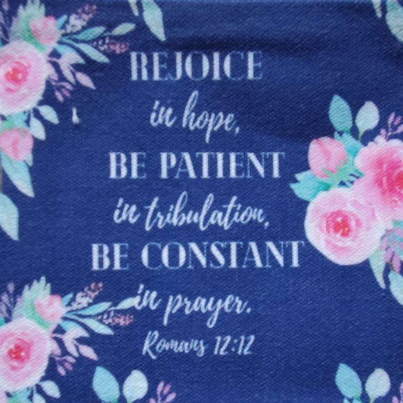 2 Bible Verse Zipper Makeup/Cosmetic Bags New - Picture 3 of 5